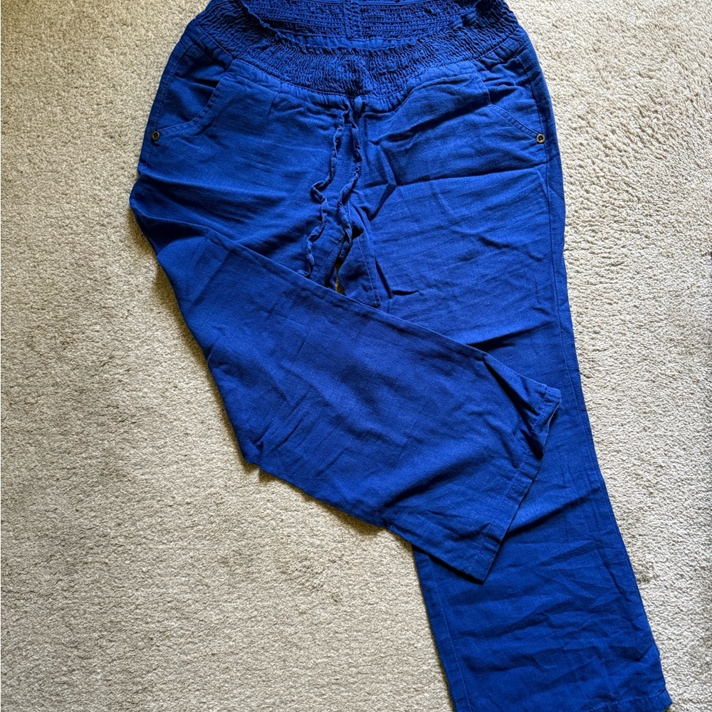 Love Tree Royal Blue Pants